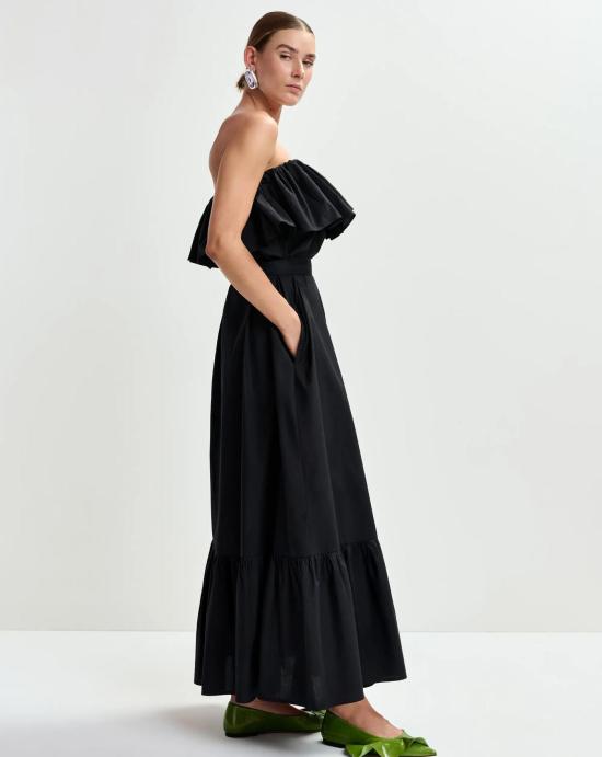 26SS 에센셜앤트워프 미디 원피스 JOYCE BL34 Black - ESSENTIEL ANTWERP