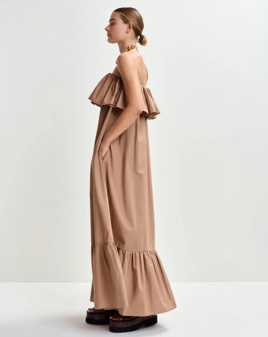 26SS 에센셜앤트워프 미디 원피스 JOYCE MP05 Toast - ESSENTIEL ANTWERP