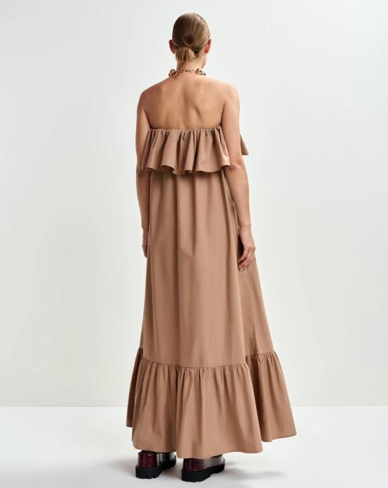 26SS 에센셜앤트워프 미디 원피스 JOYCE MP05 Toast - ESSENTIEL ANTWERP