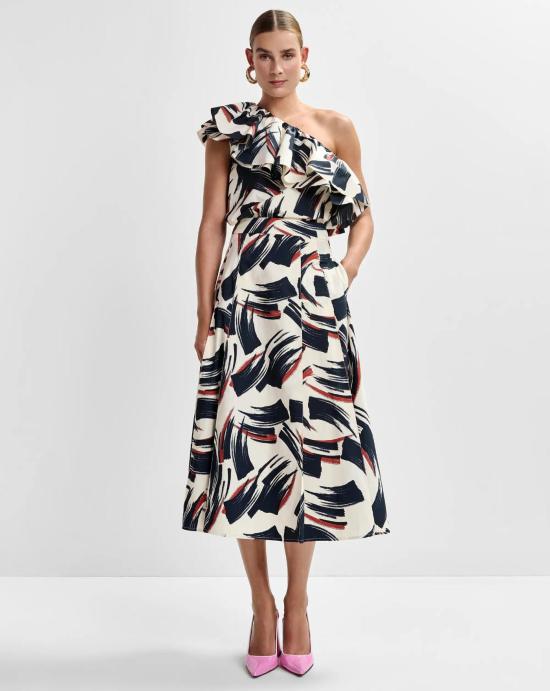 26SS 에센셜앤트워프 미디 스커트 JAELYN J3BU Burned red - ESSENTIEL ANTWERP