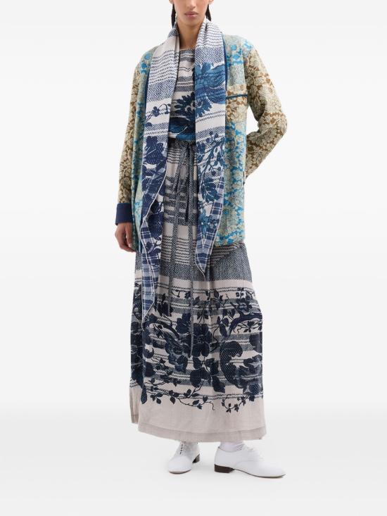 26SS 피에르루이마샤 롱 원피스 TETRIS SV AB12178 518104 101 Blue - PIERRE LOUIS MASCIA