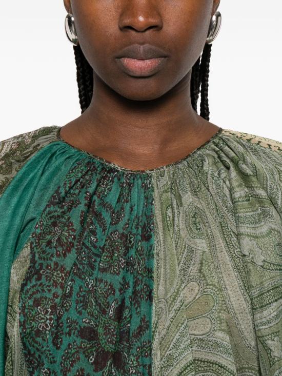 26SS 피에르루이마샤 롱 원피스 HAWNBCI S AB12811 518264 101 Green - PIERRE LOUIS MASCIA