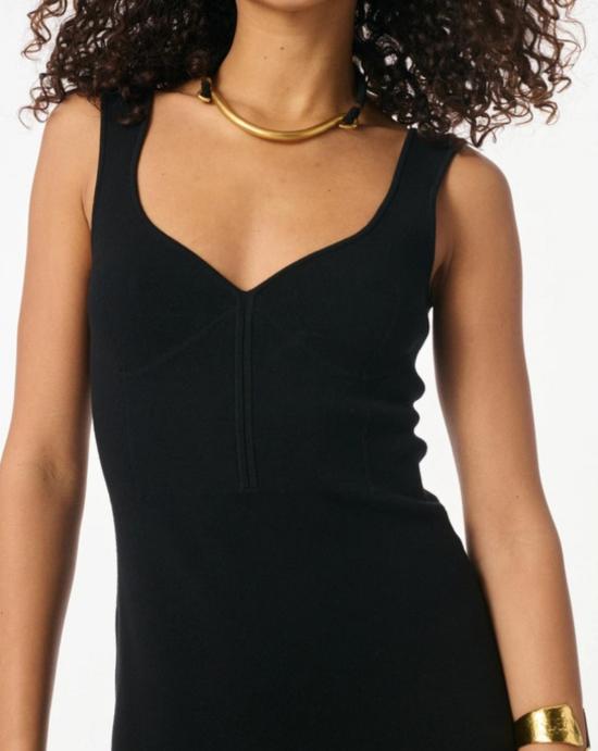 26SS 바네사브루노 미디 원피스 3HVC04 V08857 BLACK Black - VANESSA BRUNO