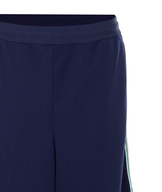  구찌 스트레이트 팬츠 테크니컬 저지 트랙 팬츠 블루 - GUCCI