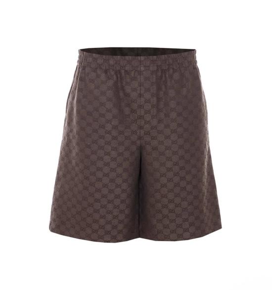 구찌 숏팬츠 GG 캔버스 반바지 브라운