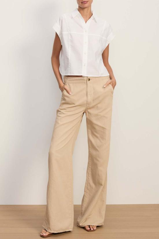  베로니카비어드 탑 베로니카 비어드 네스터 버튼다운 셔츠 화이트 - VERONICA BEARD