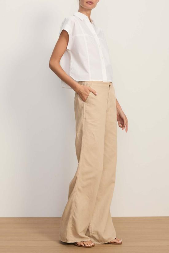  베로니카비어드 탑 베로니카 비어드 네스터 버튼다운 셔츠 화이트 - VERONICA BEARD