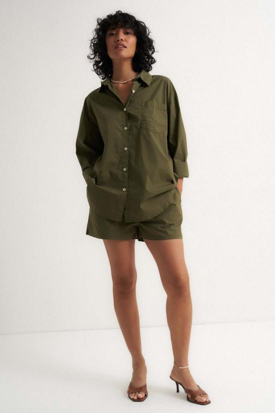  Be Idle 탑 포플린 버튼다운 셔츠 - OTHER BRANDS