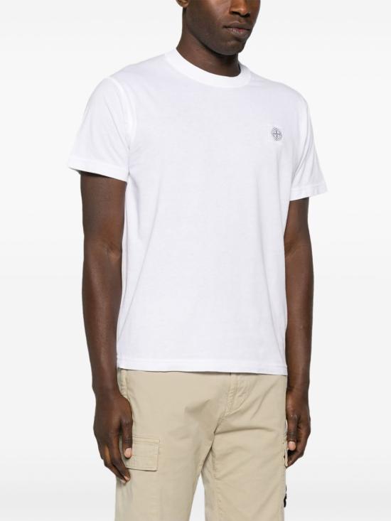 26SS 스톤 아일랜드 반팔 티셔츠 2100026 S0057V0001 White - STONE ISLAND