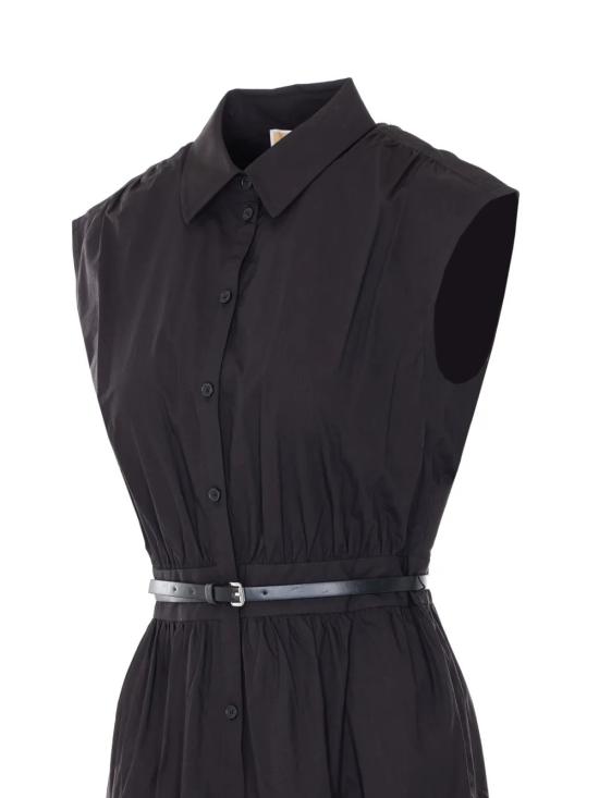 26SS 마이클 코어스 미디 원피스 MS683I5KLZ001 Black - MICHAEL KORS