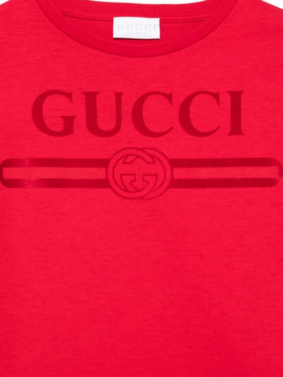 26SS [키즈] 구찌 티셔츠 547559 XJHO56195 Red - GUCCI