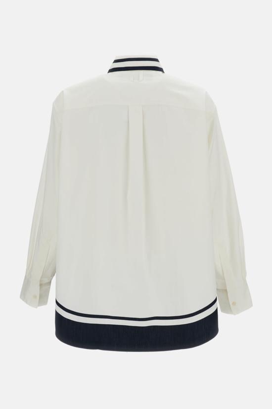  자크뮈스 긴팔 셔츠 Jacquemus La Chemise Camargue 셔츠 화이트 - JACQUEMUS