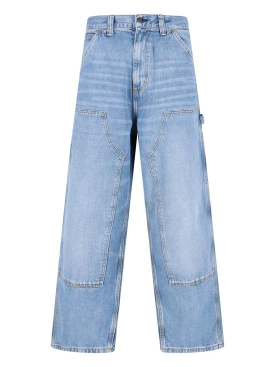  칼하트 데님 카하트 OG 더블 니 팬츠 라이트 블루