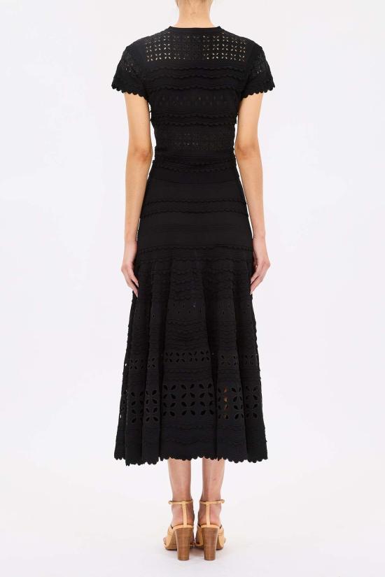  울라 존슨 가디건 아브리아나 아일렛 니트  느와르 - ULLA JOHNSON