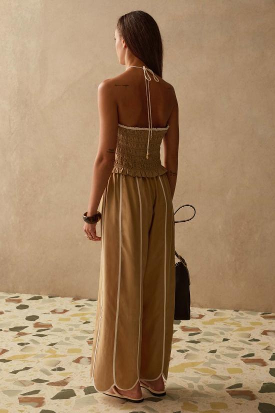  Sancia 스트레이트 팬츠 산시아 엘레이나 팬츠 탄 - OTHER BRANDS