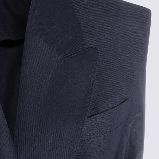  브루넬로 쿠치넬리 민소매 티셔츠 Brunello Cucinelli 비스코스 탱크탑 네이비 - BRUNELLO CUCINELLI