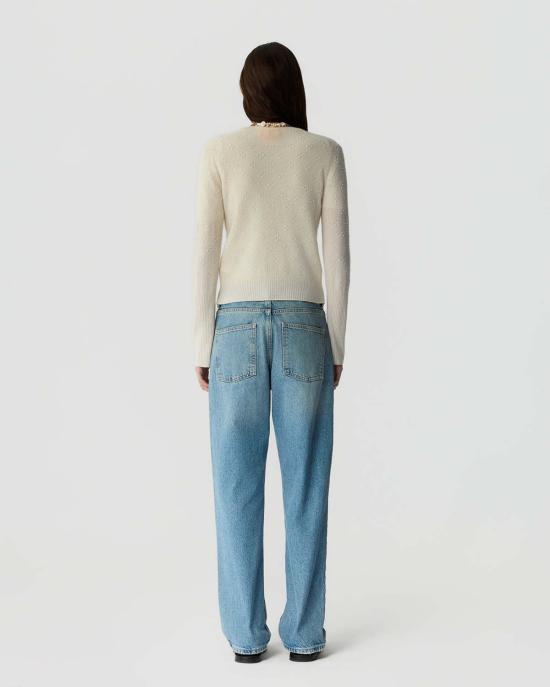  게스트 인 레지던스 가디건 컴퍼스 제인 카디건 화이트 - GUEST IN RESIDENCE