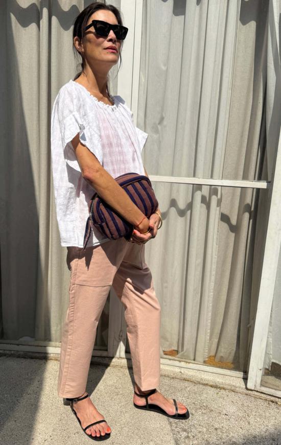  Two 탑 흰색 카디 체크 셔츠 두 벌 - OTHER BRANDS