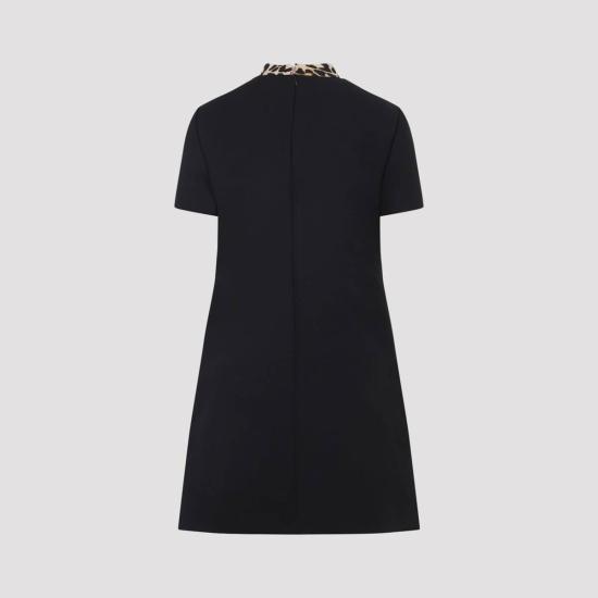  발렌티노 가라바니 숏 원피스 발렌티노 드레스 Bnh Nero Animalier - VALENTINO GARAVANI