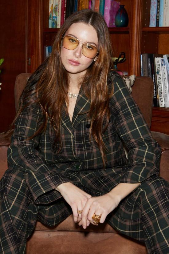  아셀 탑 애셔 파리 체크 셔츠 - ASHER