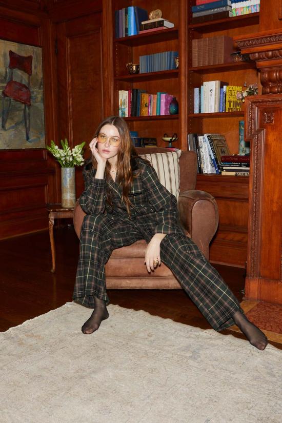  아셀 탑 애셔 파리 체크 셔츠 - ASHER