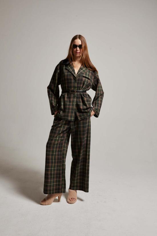  아셀 탑 애셔 파리 체크 셔츠 - ASHER