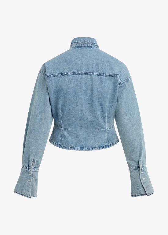  페이보릿 도우터 데님 셔츠 가장 사랑하는 딸이 나를 바라본다는 문구가 적힌 셔츠 - FAVORITE DAUGHTER