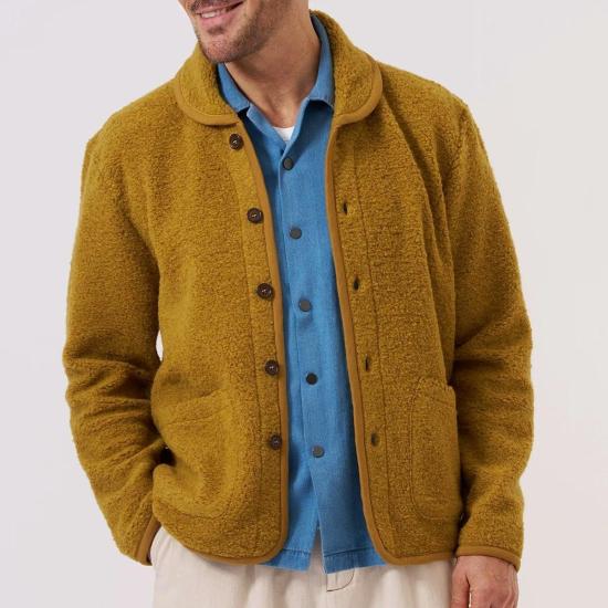  유니버셜웍스 자켓 유니버설 웍스 랭커스터 알바 플리스 재킷 옐로우