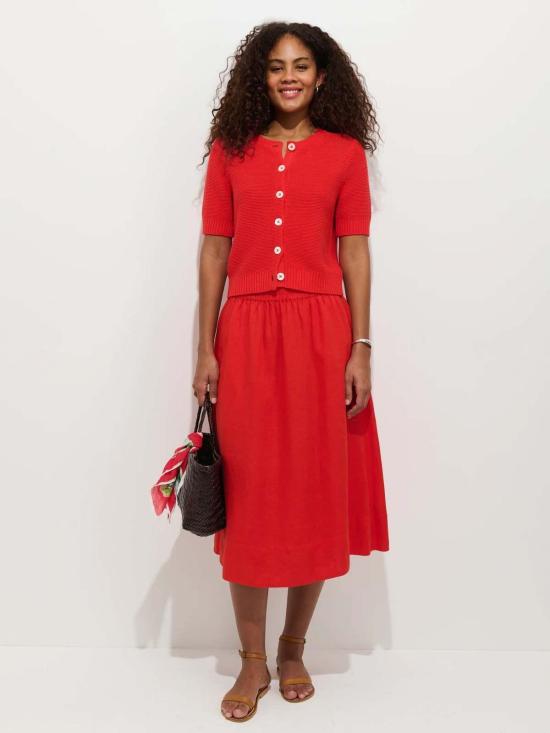  알렉스 밀 가디건 엘르  린넨 코튼 탑 - ALEX MILL