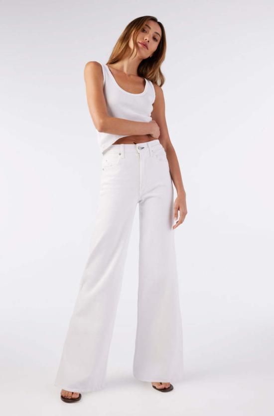  아모 데님 데님 팬츠 Amo 데님 Frida Jean Alabaster - AMO DENIM