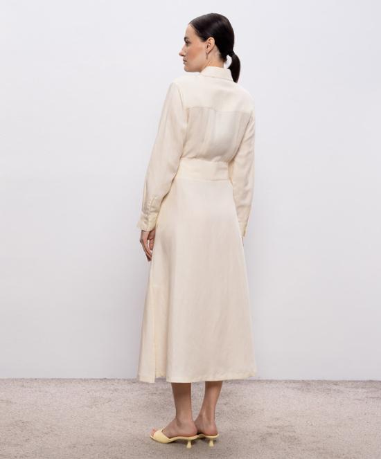 26SS 울리치 미디 원피스 CFWWDR2019FRUT3043 8743 White - WOOLRICH