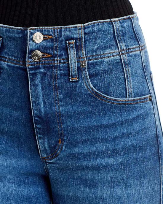  프레임 데님 팬츠 더 솔기드 와이드 팬츠 크롭 진 자선 행사 - FRAME