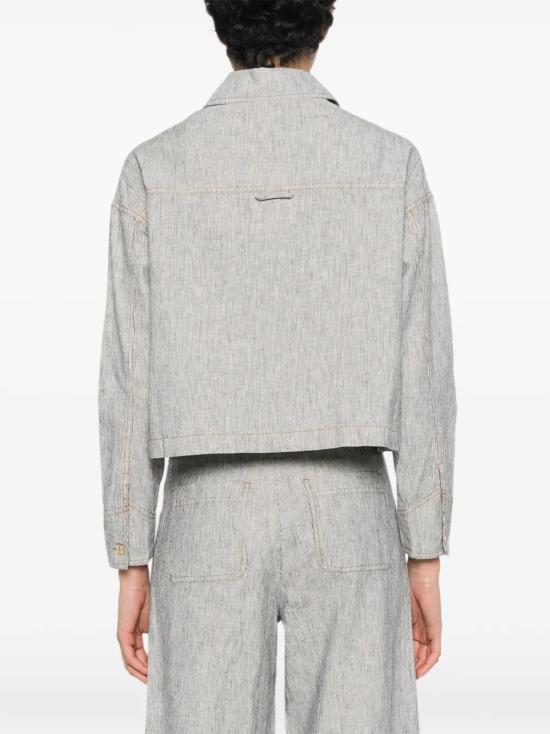 26SS 세선 자켓 NOTTERIWHIBLACK White Black - SESSUN