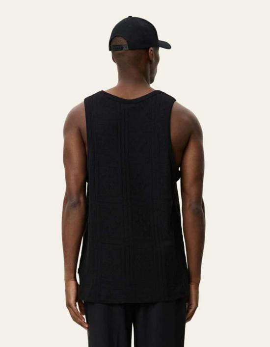  레듀 민소매 티셔츠 Les Deux Huxley Pointelle 탱크탑 블랙 - LES DEUX