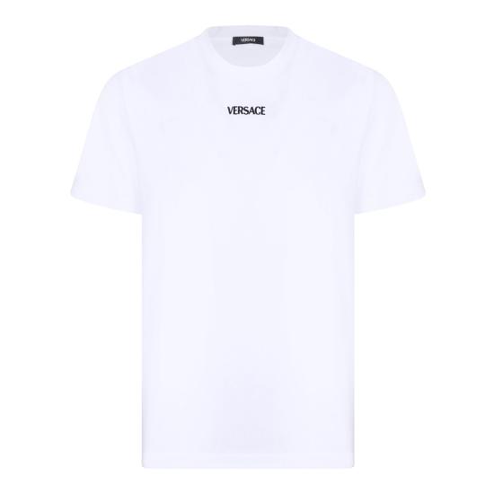 26SS 베르사체 반팔 티셔츠 10139441A164551W000 WHITE