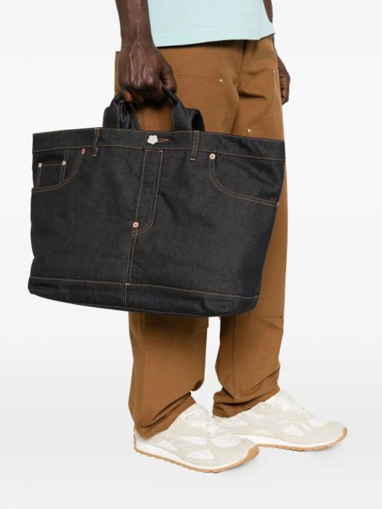 26SS 겐조 Five pockets 토트백 FG58SA411F2376 BLUE - KENZO