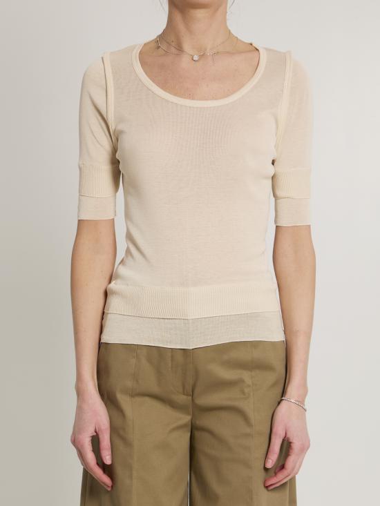 26SS 르메르 반팔 티셔츠 TS0025 LK1017WH024 BEIGE