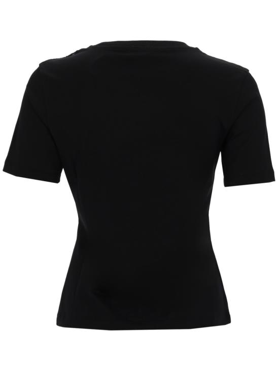 26SS 니나리찌 반팔 티셔츠 26PJTO027CO1115 U9000 BLACK - NINA RICCI