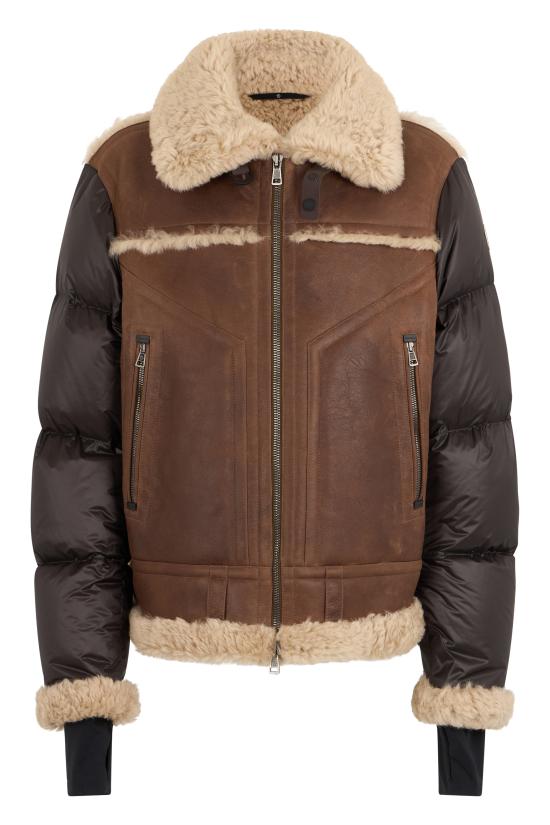 25FW 몽클레어 무스탕 K20911A00036M7872927 brown