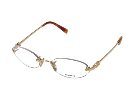  미우미우 안경 0MU53WV5AK1O1 GOLD - MIU MIU