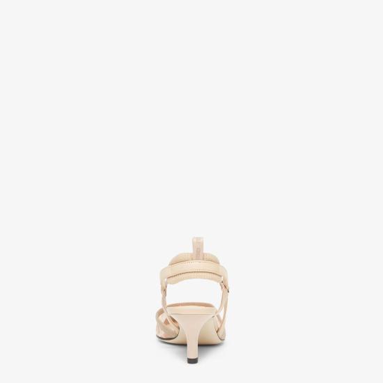  펜디 콜리브리 라이트 FF 메쉬 미디움 힐 슬링백 8J8589AQ6UF1R8N Pink - FENDI