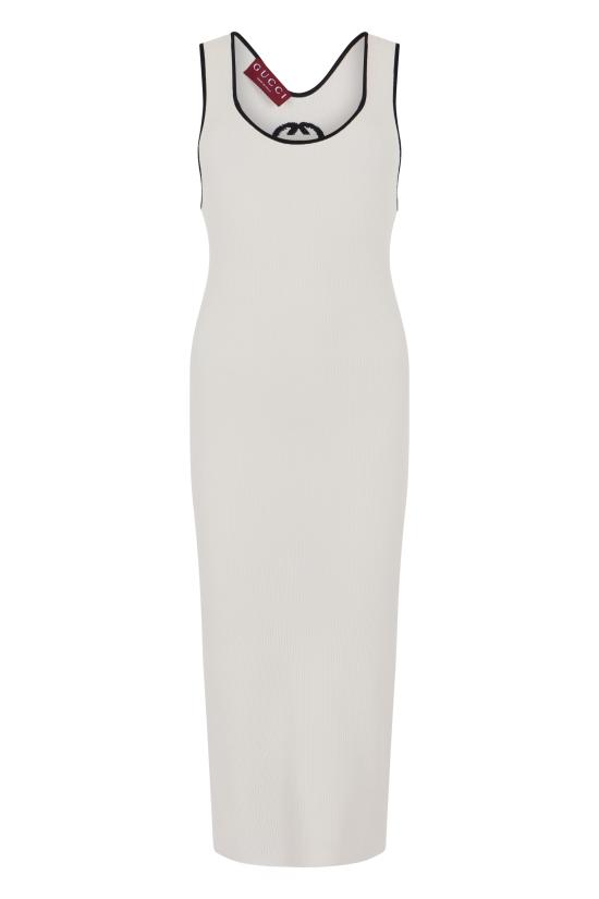 26SS 구찌 미디 원피스 856221XKFCZ9232 White