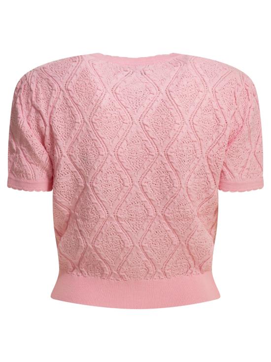 26SS 셀프 포트레이트 스웨터 SS26057TPPINK - SELF PORTRAIT