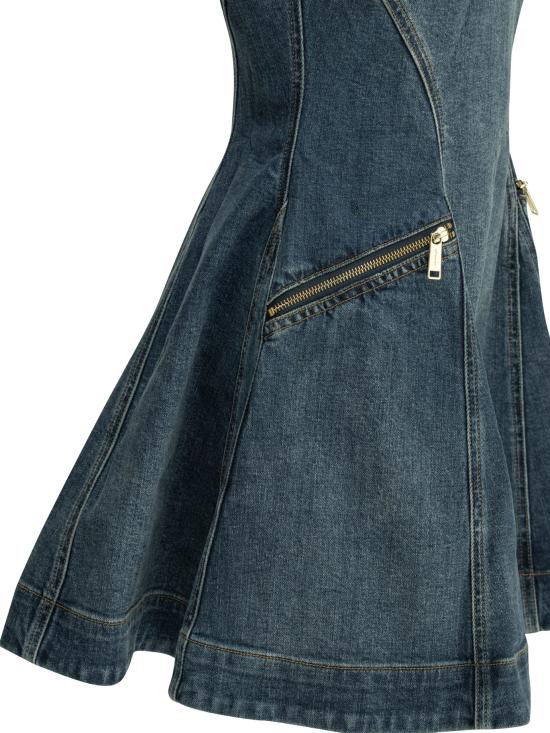 26SS 셀프 포트레이트 미디 원피스 SS26813SBLBLUE - SELF PORTRAIT