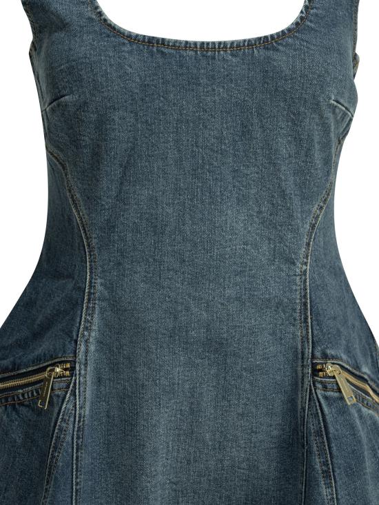 26SS 셀프 포트레이트 미디 원피스 SS26813SBLBLUE - SELF PORTRAIT