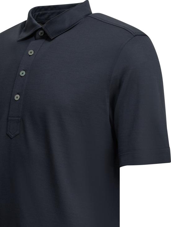 26SS 에르메네질도제냐 반팔 티셔츠 UH386A3H774B07 BLUE - ERMENEGILDO ZEGNA