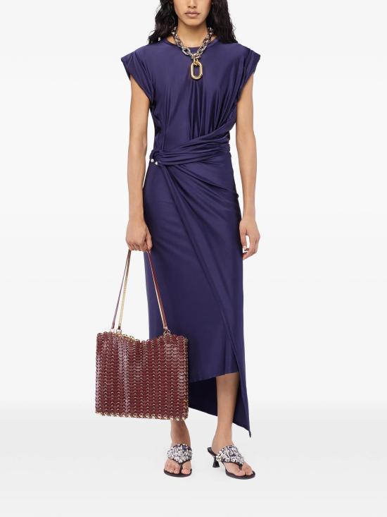 26SS 파코라반 미디 원피스 26PJRO843VI0267 P481 DEEP NAVY - PACO RABANNE