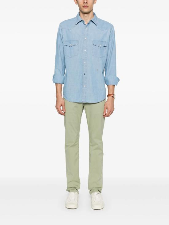 25SS 야콥코헨 스트레이트 팬츠 JUMQE006054S2544TRS Q09 GREEN - JACOB COHËN