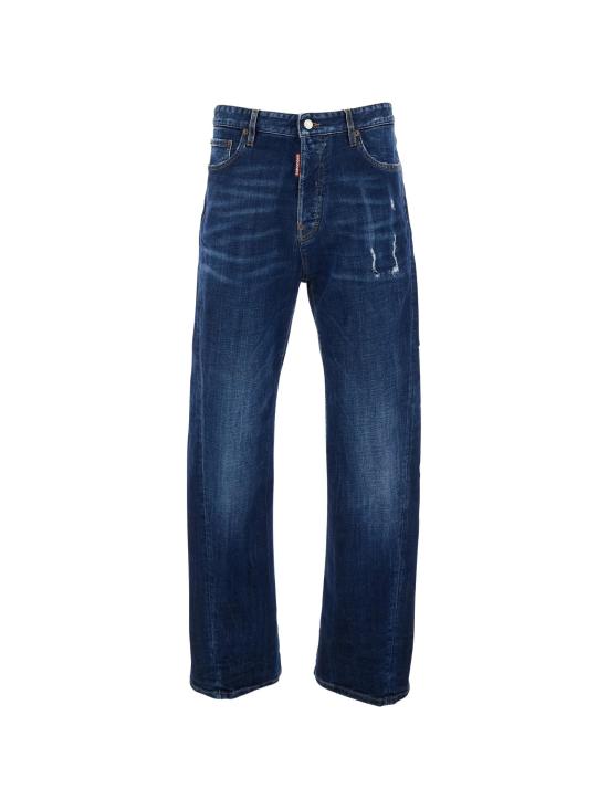 26SS 디스퀘어드2 스트레이트 팬츠 S74LB1926S30872 470 NAVY BLUE