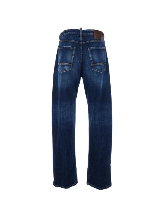26SS 디스퀘어드2 스트레이트 팬츠 S74LB1926S30872 470 NAVY BLUE - DSQUARED2